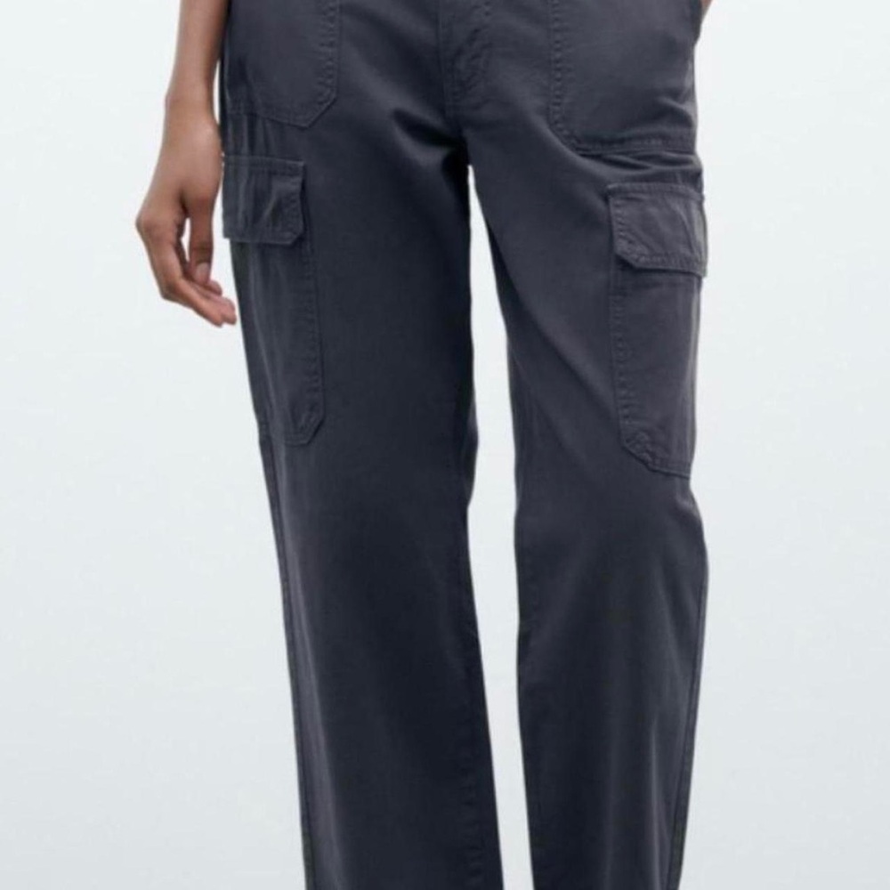 Gray Cargo Pants